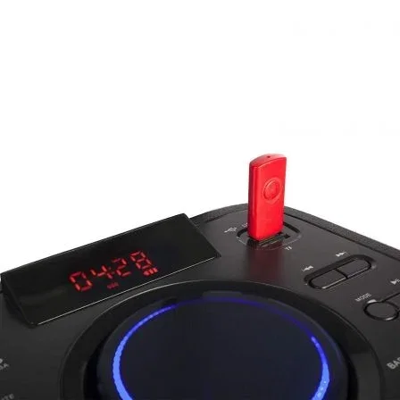 NGS Wild Rock Altavoz Portátil 200W con Bluetooth y Luces LED